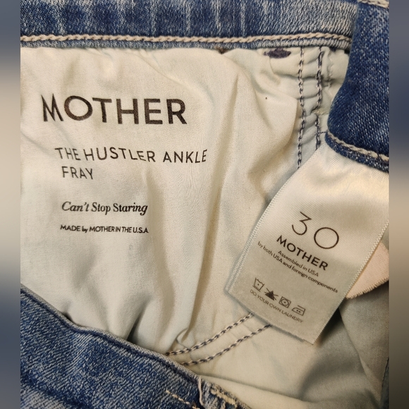 MOTHER The Hustler Ankle Fray Jeans - Picture 3 of 4